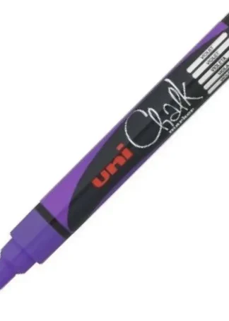 ROTULADOR TIZA LIQUIDA VIOLETA UNI-CHALK MARKER PWE M5