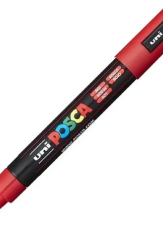 MARCADOR UNI-POSCA PC5M COLOR ROJO FLUOR PUNTA 1,8-2,5MM