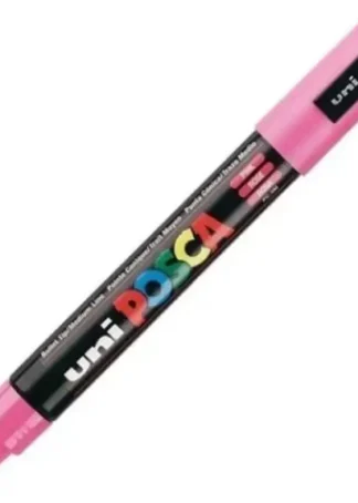 MARCADOR UNI-POSCA PC5M COLOR ROSA FLUOR PUNTA 1,8-2,5MM