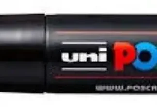 MARCADOR UNI-POSCA PC7M COLOR NEGRO PUNTA 4,5-5,5MM
