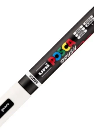 MARCADOR UNI-POSCA BRUSH PUNTA 1-4MM PC-5BR COLOR BLANCO