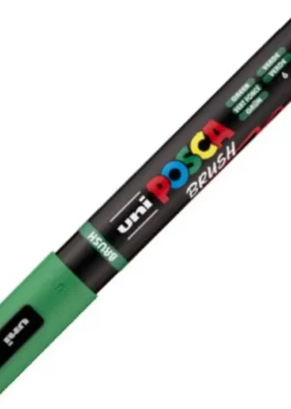 MARCADOR UNI-POSCA BRUSH PUNTA 1-4MM PC-5BR COLOR VERDE