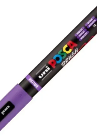 MARCADOR UNI-POSCA BRUSH PUNTA 1-4MM PC-5BR COLOR VIOLETA
