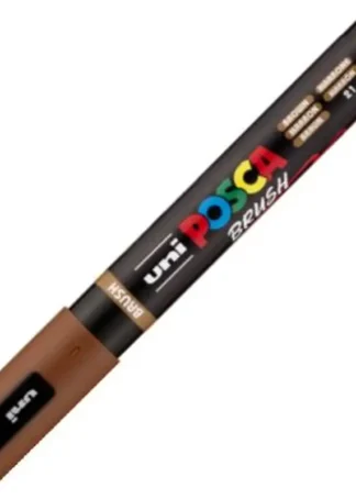 MARCADOR UNI-POSCA BRUSH PUNTA 1-4MM PC-5BR COLOR MARRON