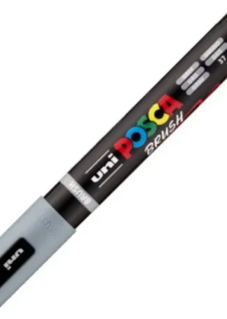 MARCADOR UNI-POSCA BRUSH PUNTA 1-4MM PC-5BR COLOR GRIS