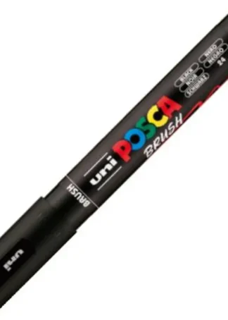 MARCADOR UNI-POSCA BRUSH PUNTA 1-4MM PC-5BR COLOR NEGRO