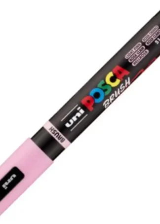 MARCADOR UNI-POSCA BRUSH PUNTA 1-4MM PC-5BR COLOR ROSA CLAR