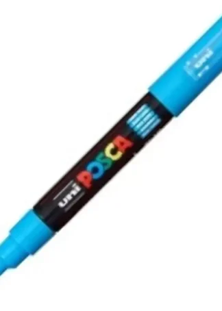 MARCADOR UNI-POSCA PC1M COLOR AZUL CLARO PUNTA 0,7MM