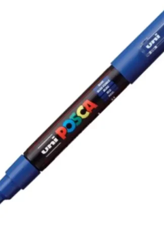 MARCADOR UNI-POSCA PC1M COLOR AZUL MARINO PUNTA 0,7MM