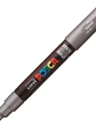 MARCADOR UNI-POSCA PC1M COLOR PLATA PUNTA 0,7MM PC1M26