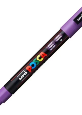 MARCADOR UNI-POSCA PC3M COLOR VIOLETA 0,9-1.3MM