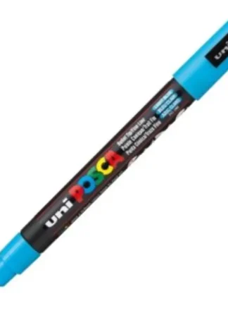 MARCADOR UNI-POSCA PC3M COLOR AZUL CLARO PUNTA 0,9-1,3MM