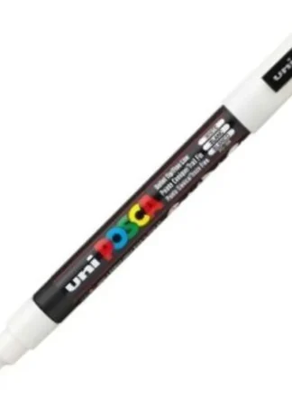 MARCADOR UNI-POSCA PC3M COLOR BLANCO 0,9-1.3MM