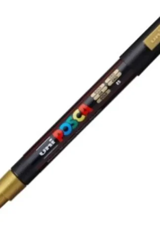 MARCADOR UNI-POSCA PC3M COLOR ORO PUNTA 0,9-1,3MM
