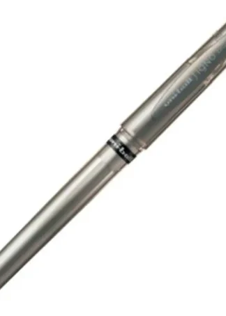 C/12 BOLIGRAFOS UNI-BALL SIGNO BROAD PLATA 1MM