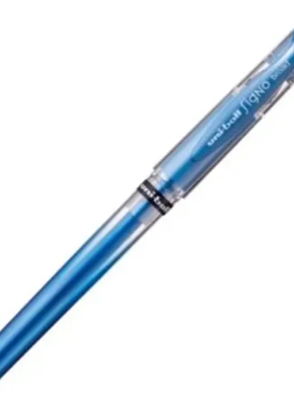 C/12 BOLIGRAFOS UNI-BALL SIGNO BROAD AZUL METALICO 1MM