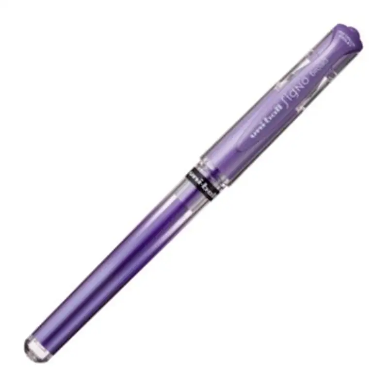 C/12 BOLIGRAFOS UNI-BALL SIGNO BROAD VIOLETA METALICO 1MM