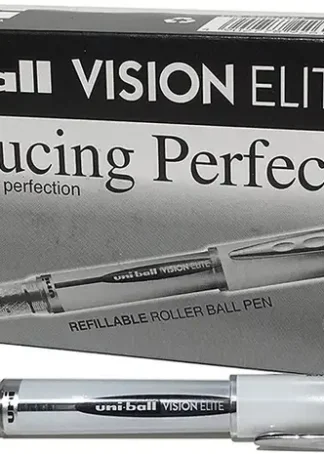 C/12 ROLLERBALL TINTA GEL UB-200 VISION ELITE 0,8MM NEGRO