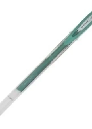 C/12 BOLIGRAFO UNI-BALL SIGNO SPARKLING 1MM VERDE PURPURINA