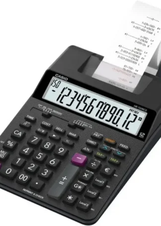 CALCULADORA IMPRESORA HR-150RCE PANTALLA 12 DIGITOS NEGRA