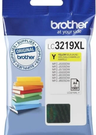 CARTUCHO TINTA ORIGINAL BROTHER LC3219XLY AMARILLO