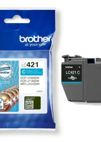 CARTUCHO DE TINTA ORIGINAL BROTHER LC421 CIAN