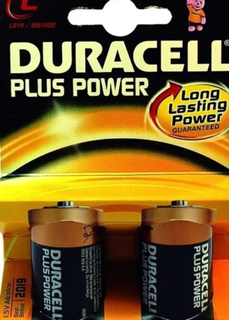 BLISTER 2 PILAS DURACELL PLUS LR14 (C)