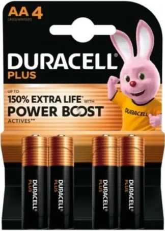 BLISTER 4 PILAS DURACELL POWER BOOST AA
