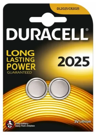BLISTER 2 PILA DE BOTON DURACELL CR2025