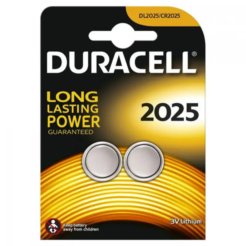 BLISTER 2 PILA DE BOTON DURACELL CR2025