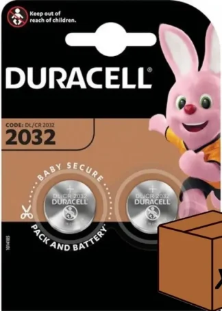 C/10 BLISTER 2 PILA DE BOTON DURACELL CR2032