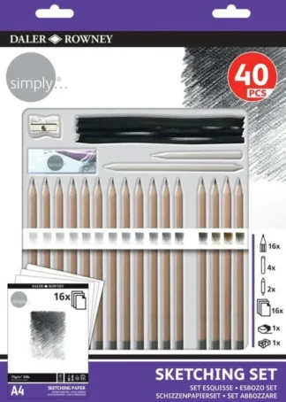 SET DE ESBOZO SYMPLI 40 PIEZAS