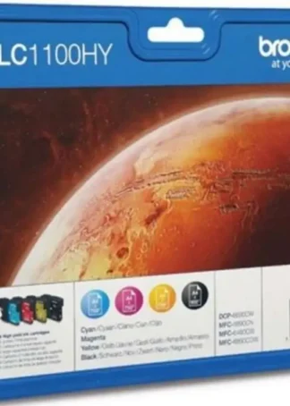 PACK 4 CARTUCHO TINTA ORIGINAL BROTHER LC1100XL