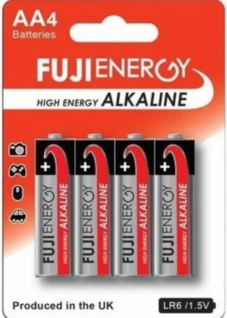 C/20 BLISTER 4 PILAS ALCALINAS FUJIENERGY LR06 AA