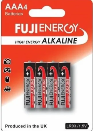C/20 BLISTER 4 PILAS ALCALINAS FUJIENERGY LR03 AAA