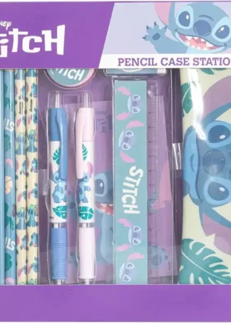 SET DE PAPELERIA 14 PIEZAS EN CAJA STITCH