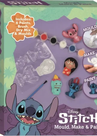 SET DE ESCAYOLA PARA MOLDEAR Y PINTAR STITCH