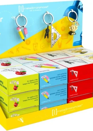 EXP 24 LLAVEROS METALMORPHOSE MODELOS SURTIDOS