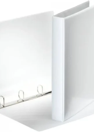 CARPETA CANGURO A4 4 ANILLAS 25MM MIXTAS COLOR BLANCO