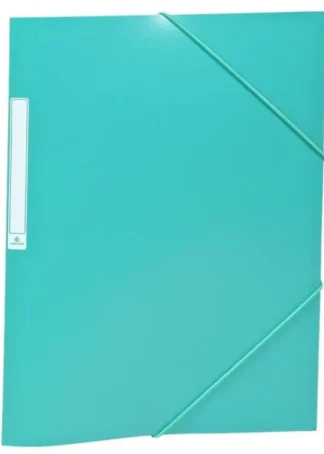 PAQ/10 CARPETAS GOMAS SOLAPAS Fº VERDE PP OPACA CARCHIVO