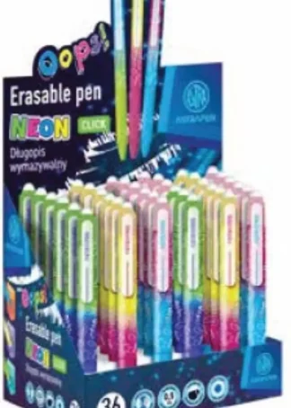 EXP 36 BOLIGRAFOS BORRABLES OOPS! NEON