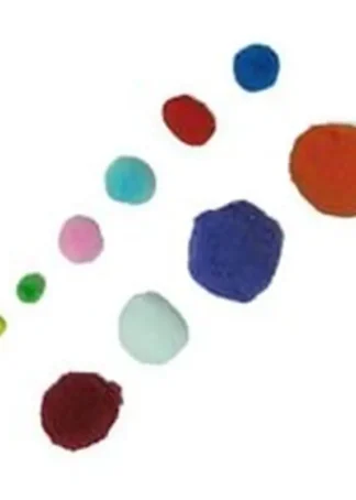 PAQ/100 POMPONES SURTIDOS FIXO