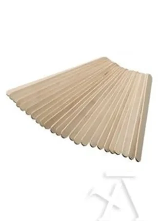 PAQ/50 PALOS MADERA NATURAL ANCHOS 15CM
