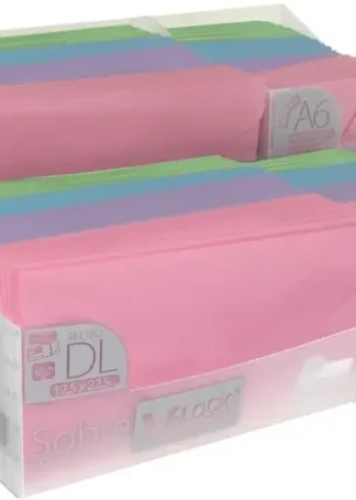 DISPLAY 250 SOBRES V-LOCK SURTIDO BLUSH FORMATOS SURTIDOS