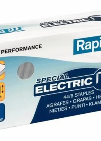 CAJA 5000 GRAPAS ELECTRIC 44/6 5M GALVANIZADAS RAPID