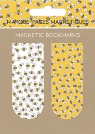 BLISTER 2 MARCAPAGINAS MAGNETICOS ABEJAS