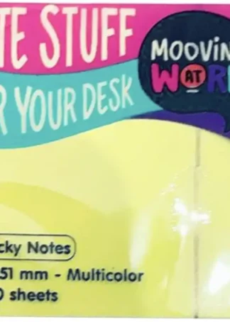 TACO DE NOTAS ADHESIVAS 51X51 250H COLORES SURTIDOS