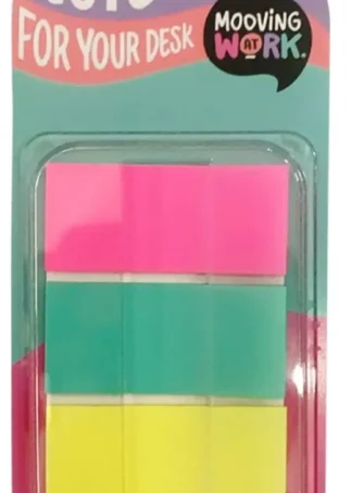 BLISTER 60 BANDERITAS SEÑALIZADORAS ANCHAS SURTIDAS