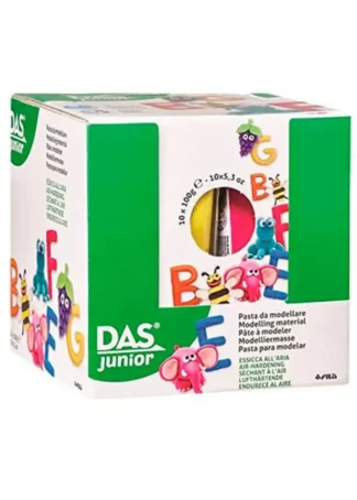 PACK 10 PASTILLAS PASTA PARA MODELAR 100G COLORES SURTIDOS