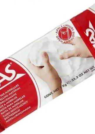 PASTA PARA MODELAR DAS BLANCA 1KG